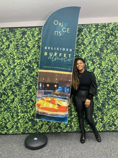 Bandeira de Praia para Exposição